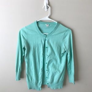 J Crew Factory 3/4 Sleeve Cardigan